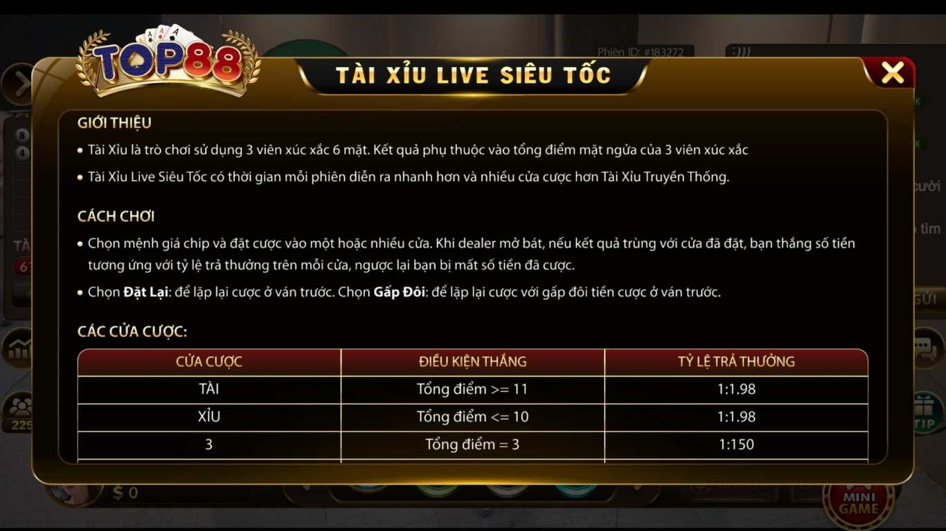 Cách chơi xóc đĩa siêu tốc Top88 siêu dễ